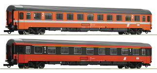 Roco 74045 - H0 - 2-tlg. Personenwagen-Set EC 60 „Maria Theresia“, ÖBB, Ep. IV - Set 3